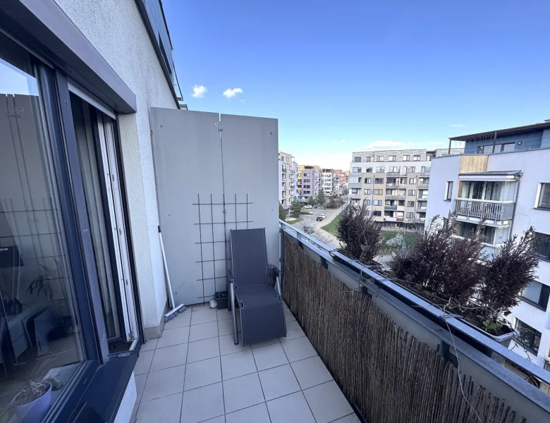 Pronájem bytu 2+kk/B/G, 54 m², novostavba, nezařízený, Praha - Střížkov