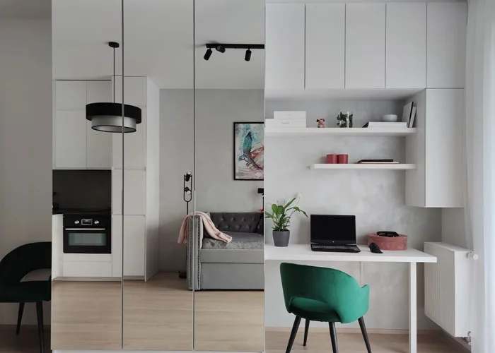 Pronájem krásně zařízeného bytu 1+kk, 24 m² - Tuchoměřice