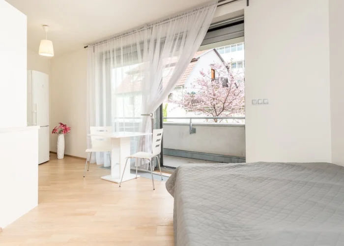 Pronájem bytu 1+kk, 43m2, ulice Vojenova 2481/9, Praha - Libeň