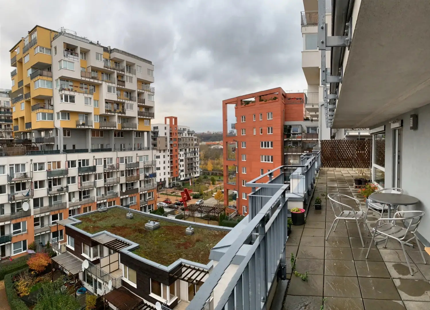 Pronájem Bytu 2+kk, 56m², terasa, Nová Harfa
