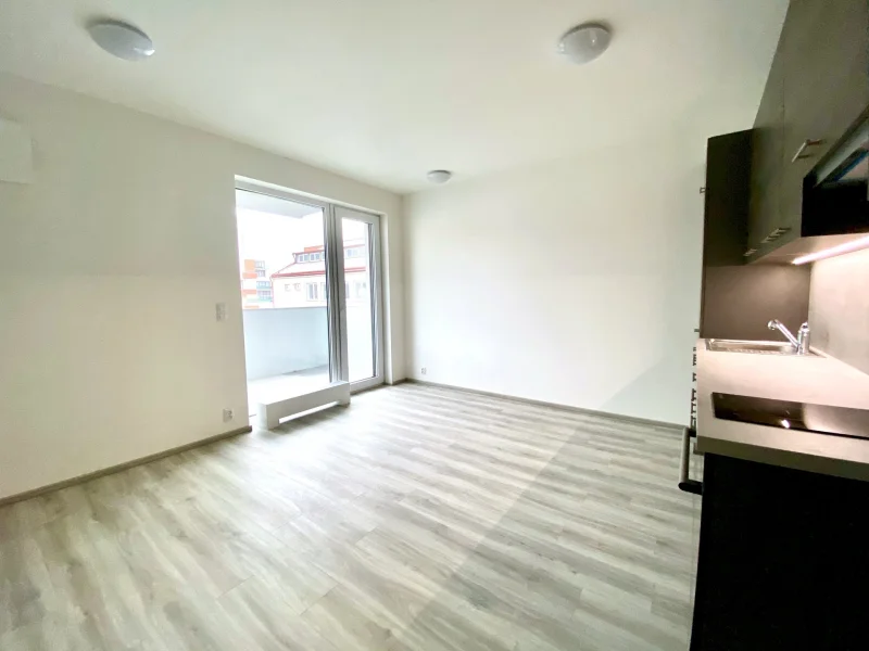 Pronájem nového bytu 1+kk/B, 33m2, nezařízený, Praha 7 - Holešovice