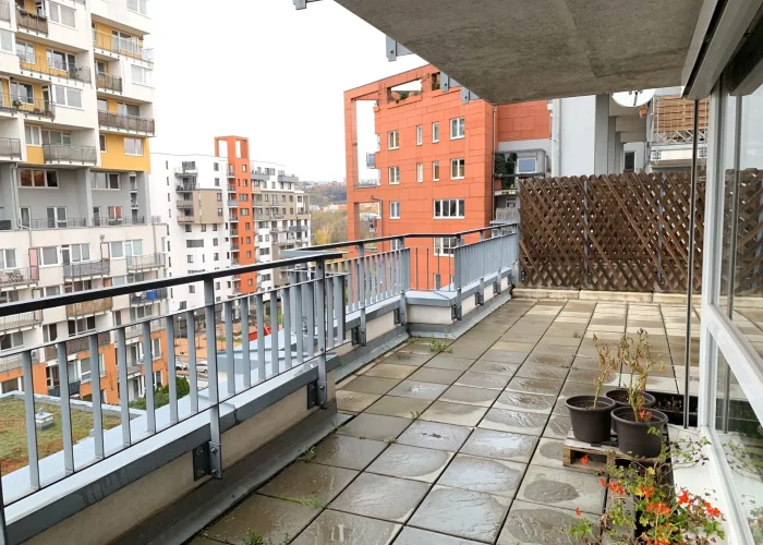 Pronájem Bytu 2+kk, 56m², terasa, Nová Harfa
