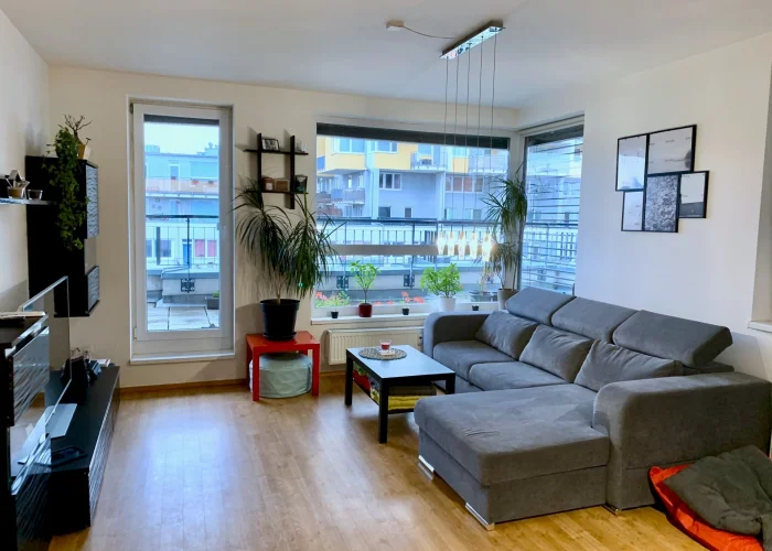 Pronájem Bytu 2+kk, 56m², terasa, Nová Harfa