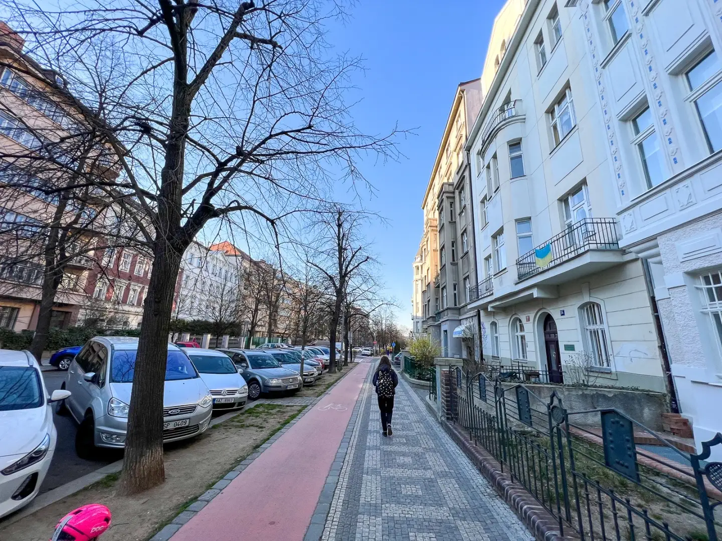 Pronájem bytu 1+kk s balkónkem, ulice Ovenecká 315/32, Praha - Holešovice