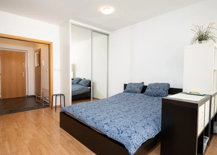 Pronájem bytu 1+kk, 47m2, s balkónem a garáží