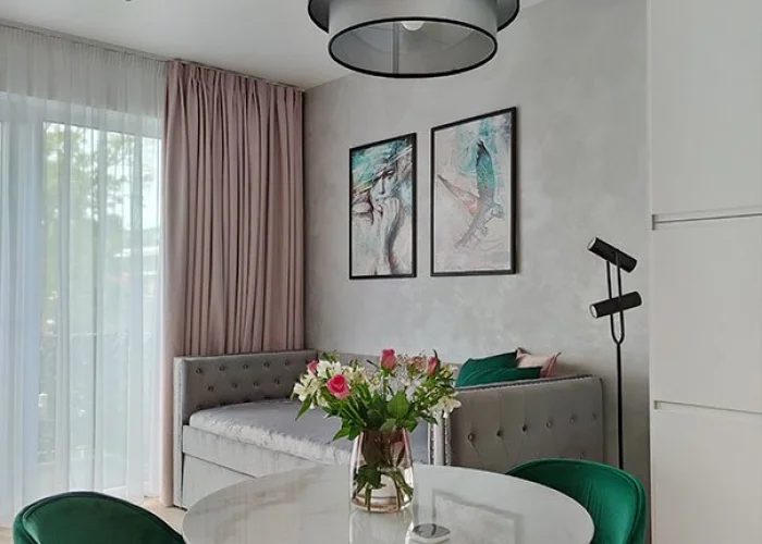 Pronájem krásně zařízeného bytu 1+kk, 24 m² - Tuchoměřice