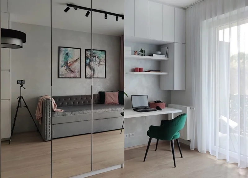 Pronájem krásně zařízeného bytu 1+kk, 24 m² - Tuchoměřice