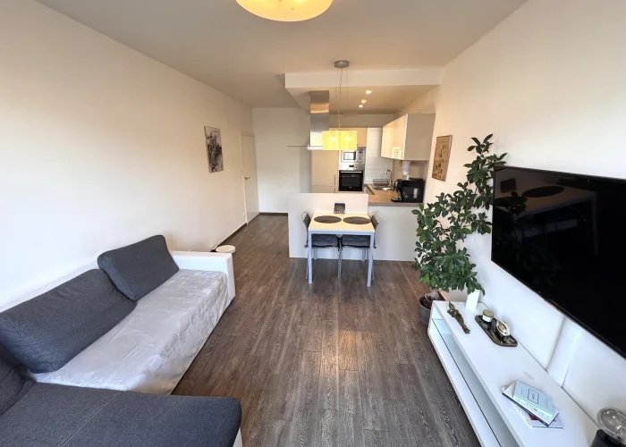 Pronájem bytu 2+kk/B/G, 54 m², novostavba, nezařízený, Praha - Střížkov