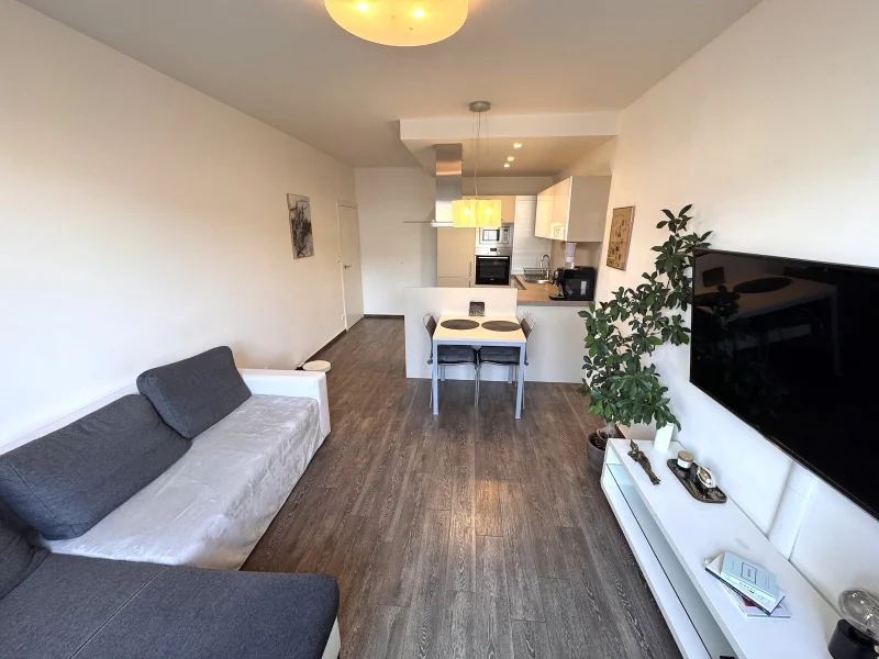 Pronájem bytu 2+kk/B/G, 54 m², novostavba, nezařízený, Praha - Střížkov