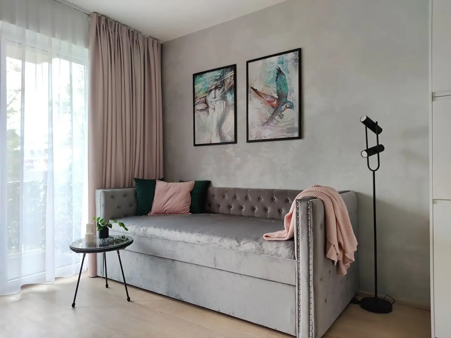 Pronájem krásně zařízeného bytu 1+kk, 24 m² - Tuchoměřice