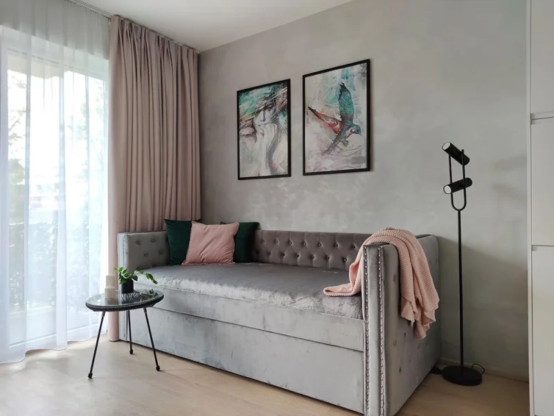 Pronájem krásně zařízeného bytu 1+kk, 24 m² - Tuchoměřice
