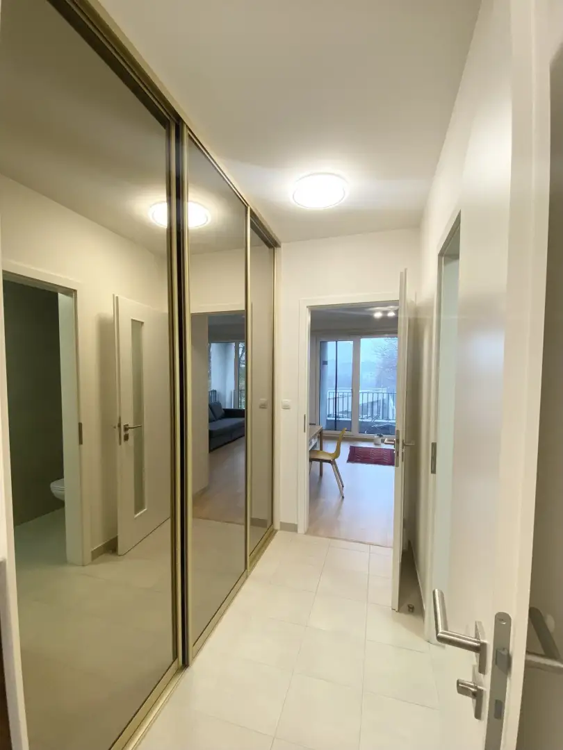 Pronájem světlého bytu 2+kk + B/S/G, ulice Olgy Havlové, Praha 3