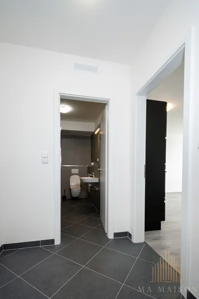 Pronájem bytu 2+kk/L/G, 53,6 m2, novostavba, nezařízený, Praha - Ruzyně