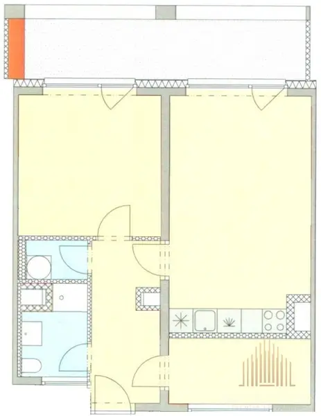Pronájem bytu 3+kk/L/G o výměře 53m² v lokalitě Praha - Košíře