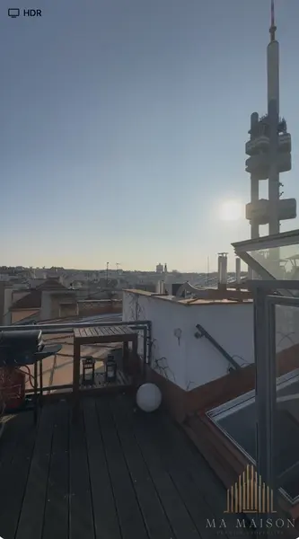 Pronájem krásného bytu s terasou 3+kk, 95 m² - Praha - Žižkov