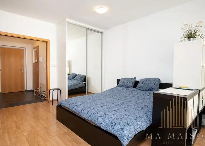 Pronájem bytu, 1kk, 47m2, s balkónem a garáží