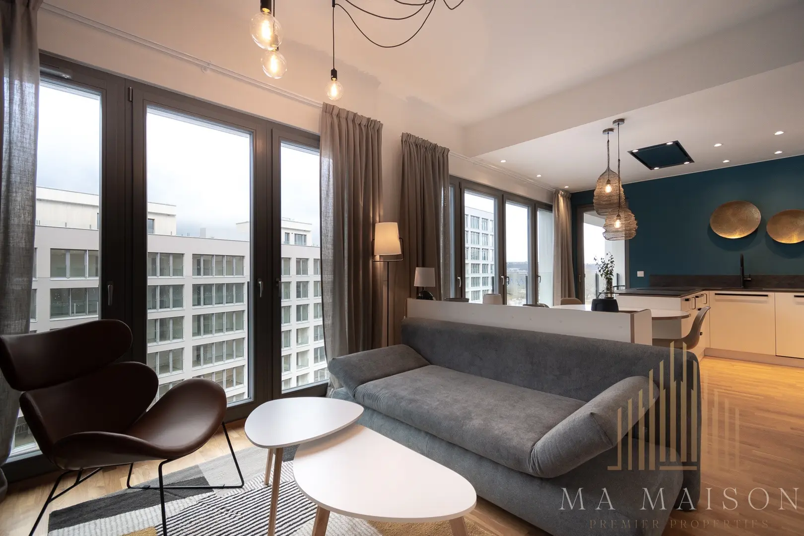 Pronájem bytu 2+kk o výměře 64.4 m² s balkónem, Praha - Karlín