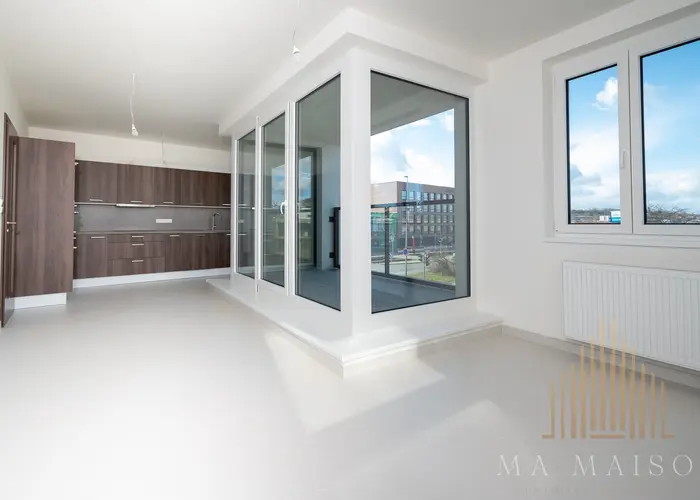Pronájem bytu 2+kk/B/G, novostavba, nezařízený, 61 m2, Praha 9 - Hloubětín