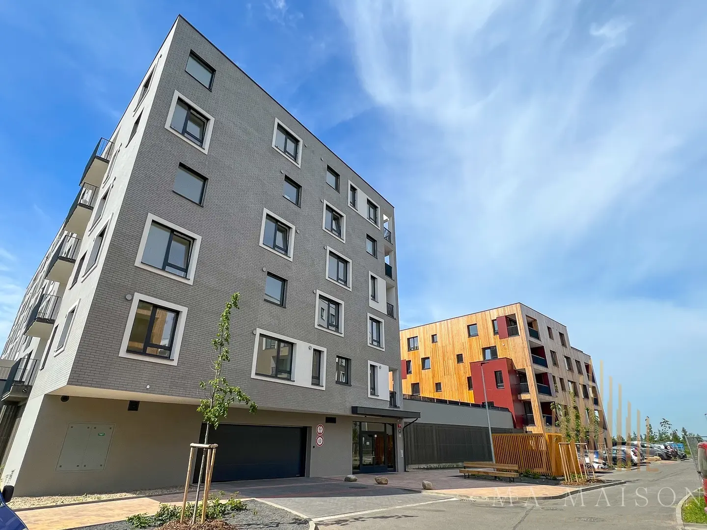 Pronájem bytu 2+kk/L/G, 53,6 m2, novostavba, nezařízený, Praha - Ruzyně