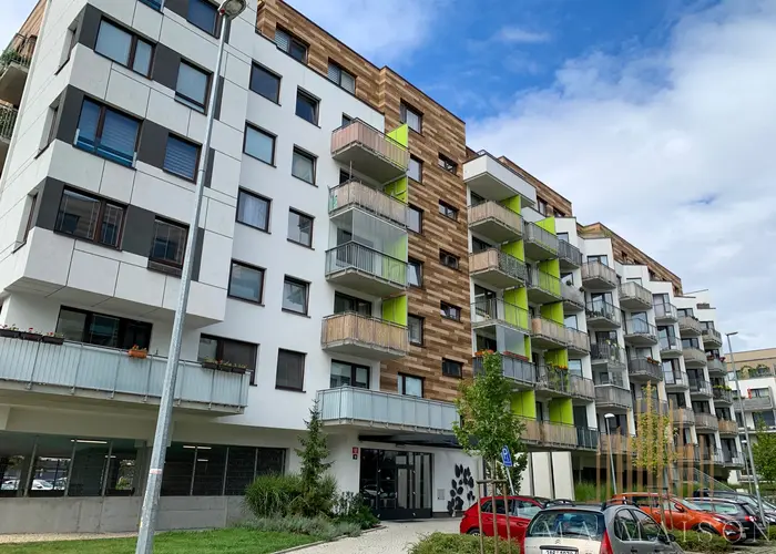 Pronájem bytu 2+kk/B, novostavba, nezařízený, Praha 9 - Střížkov