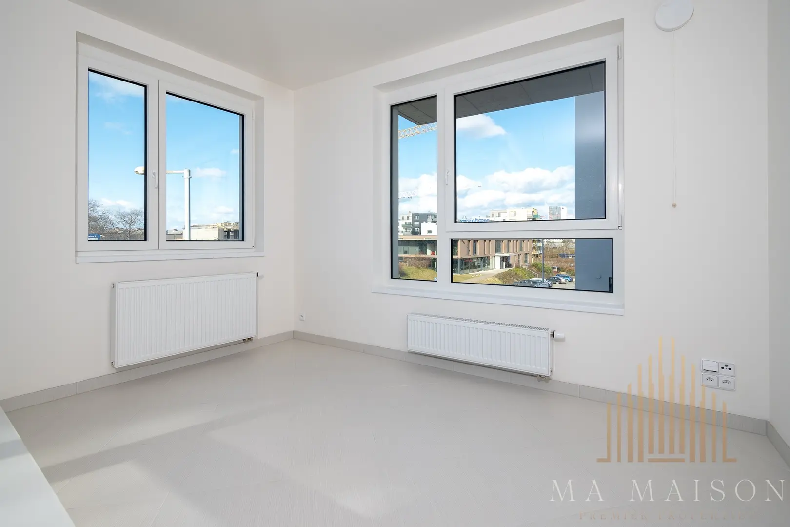 Pronájem bytu 2+kk/B/G, novostavba, nezařízený, 61 m2, Praha 9 - Hloubětín