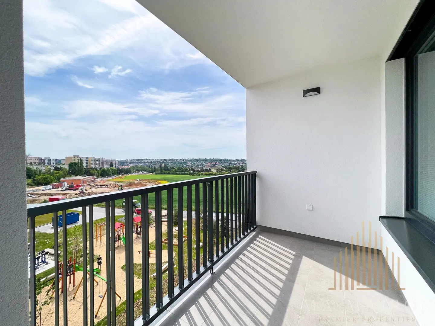 Pronájem bytu 2+kk/L/G, 53,6 m2, novostavba, nezařízený, Praha - Ruzyně