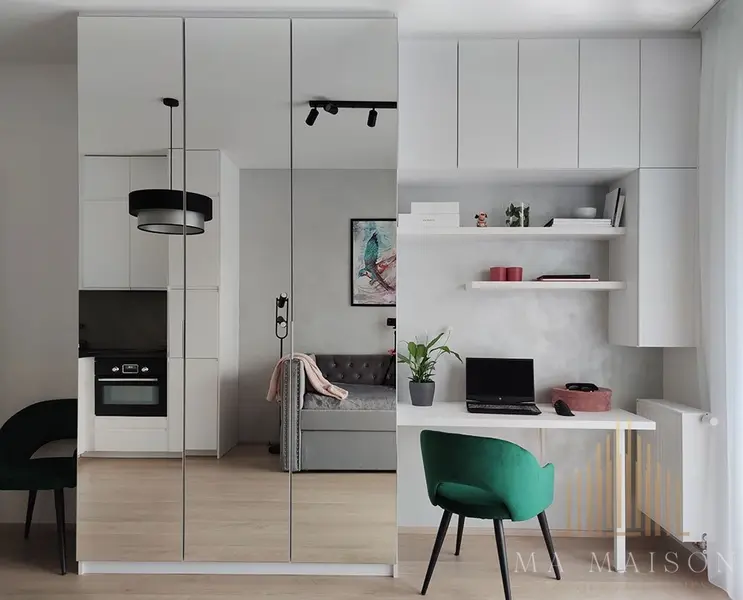 Pronájem krásně zařízeného bytu 1+kk, 24 m² - Tuchoměřice